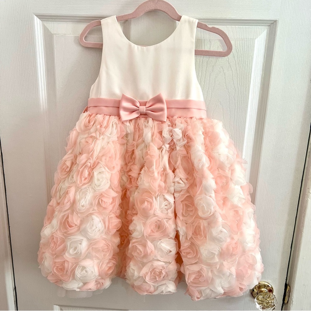 Girls pink and white Dressy dress